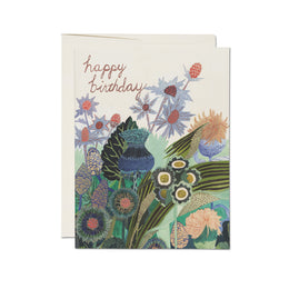 Birthday Thistle, Red Cap Cards