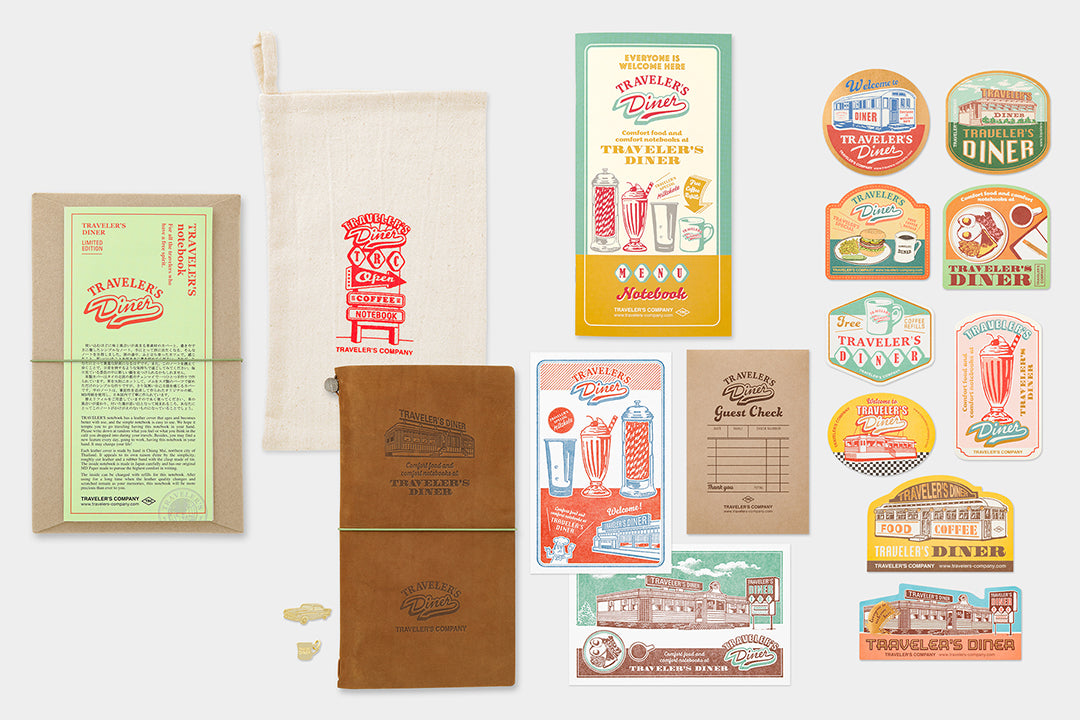 TRAVELER'S DINER Notebook Limited Set, Traveler's Company – Penny