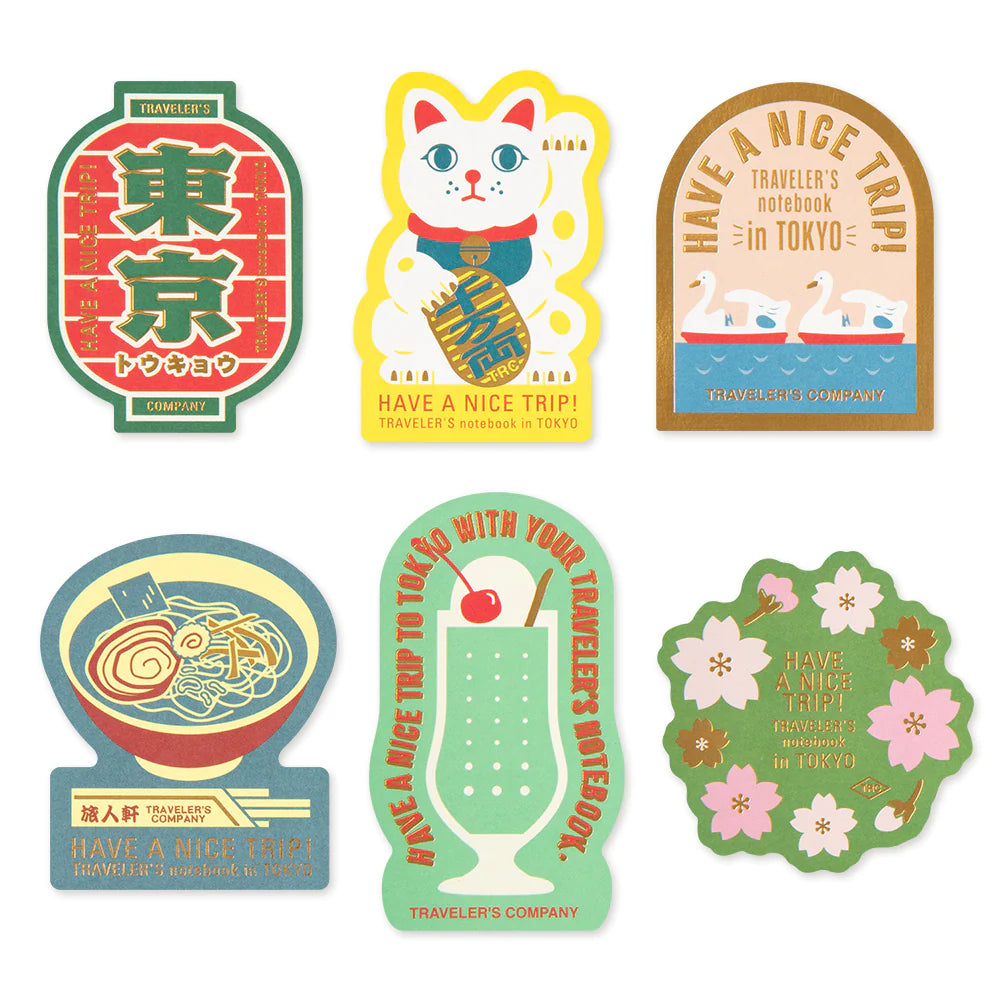 TRAVELER’S notebook Sticker Set Tokyo