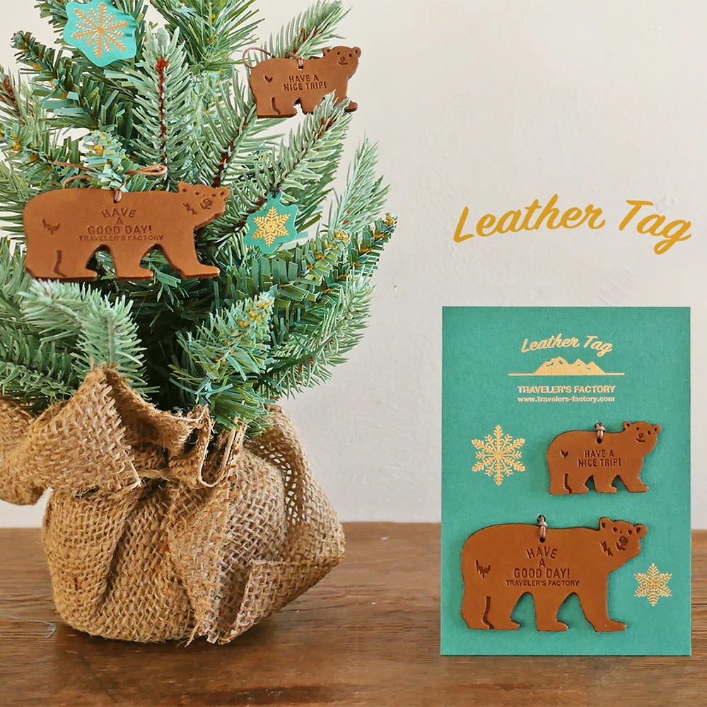 Traveler's Factory Leather Tag Bear, Traveler's Company