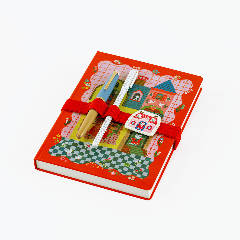 Hobonichi Yumi Kitagishi: White Cat Bookband