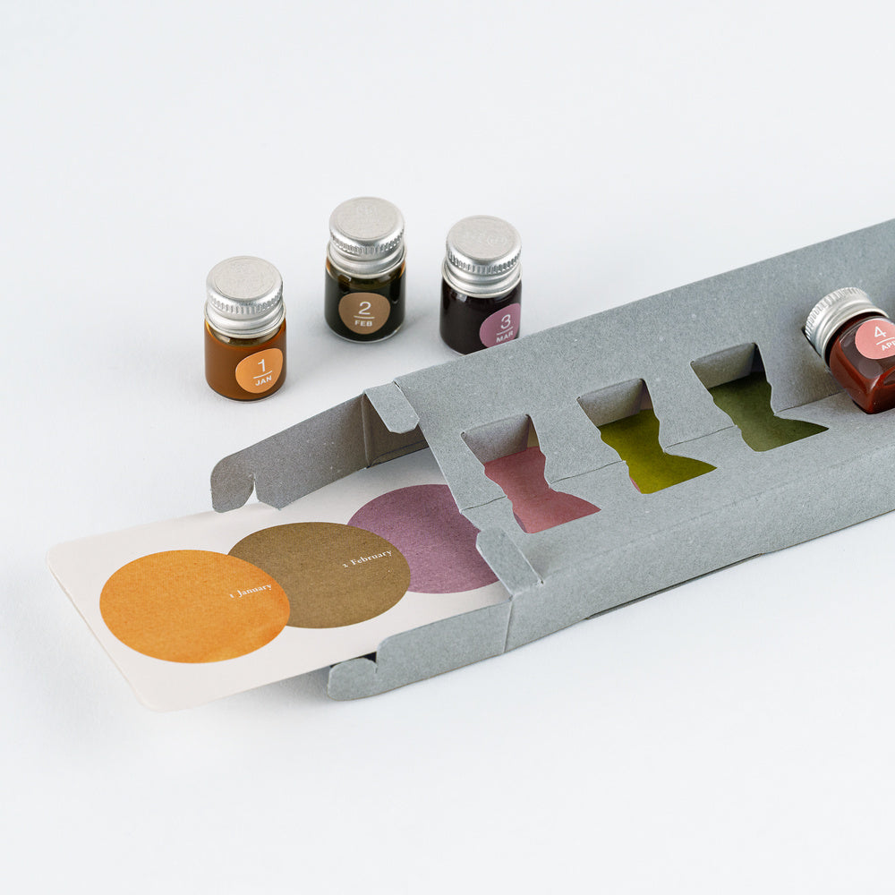 Hobonichi Jan-Jun Mini Ink Set