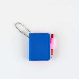 Hobonichi Blue Pink Techo Mini Keychain