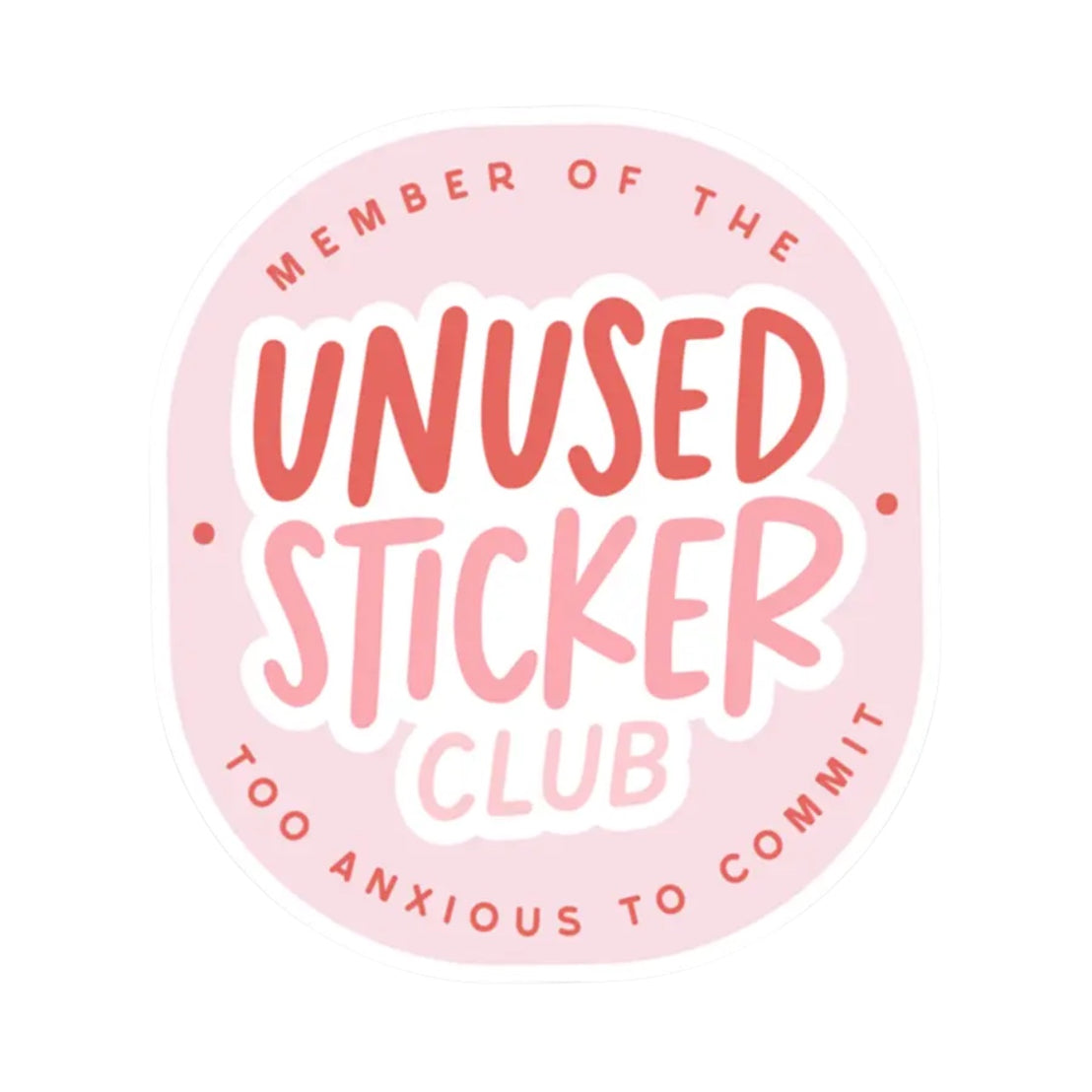Unused Sticker Club Sticker