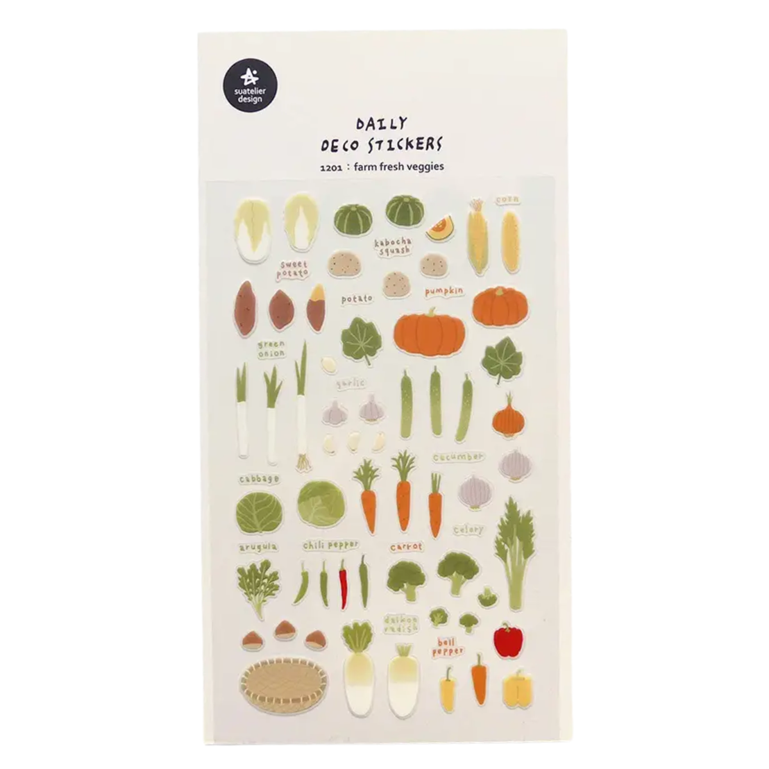 Fresh Veggies Sticker Sheet