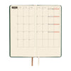 Hobonichi 2027 Techo Weeks Leather: Forest Green