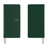 Hobonichi 2027 Techo Weeks Leather: Forest Green