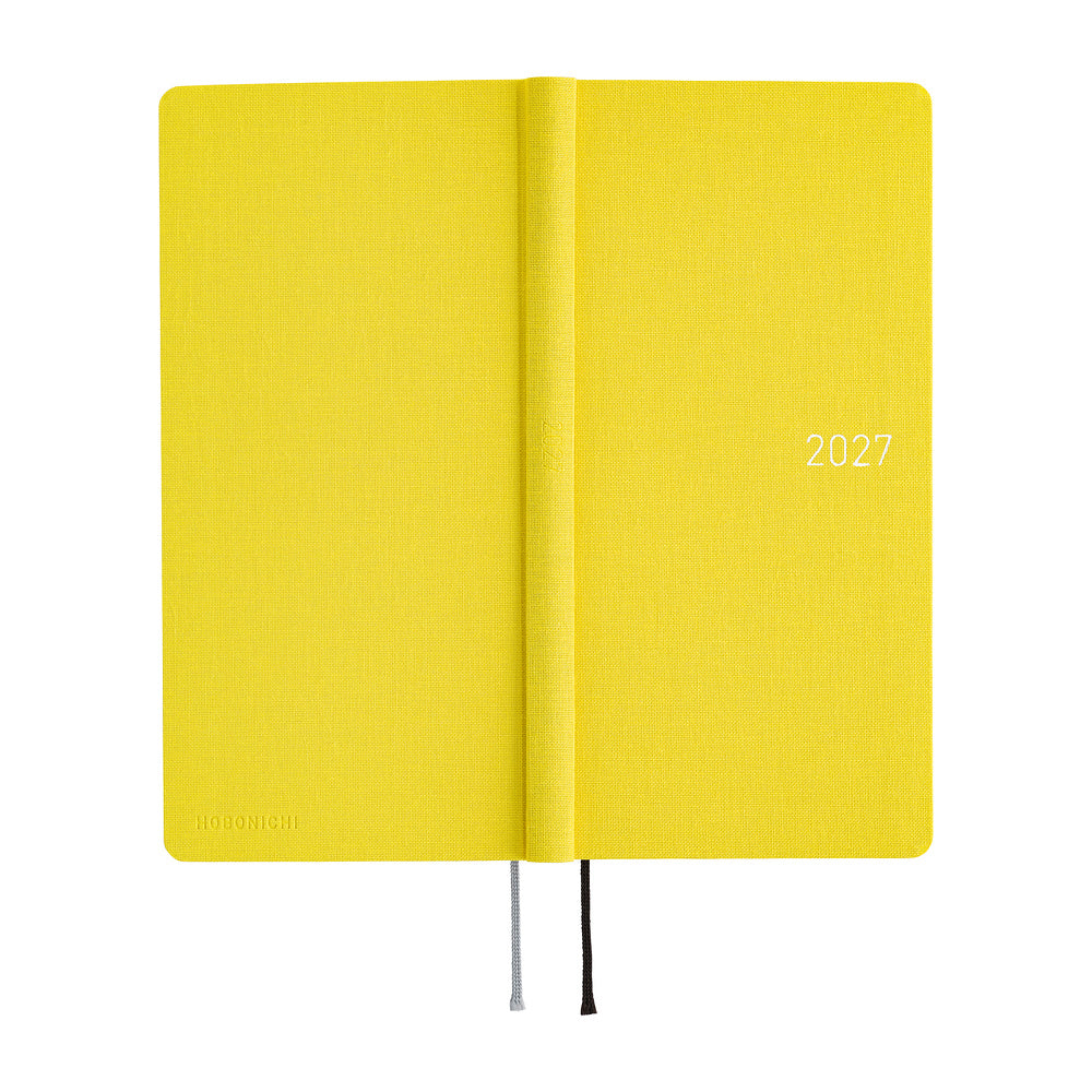 Hobonichi 2027 Techo Weeks Colors: Canaria Yellow