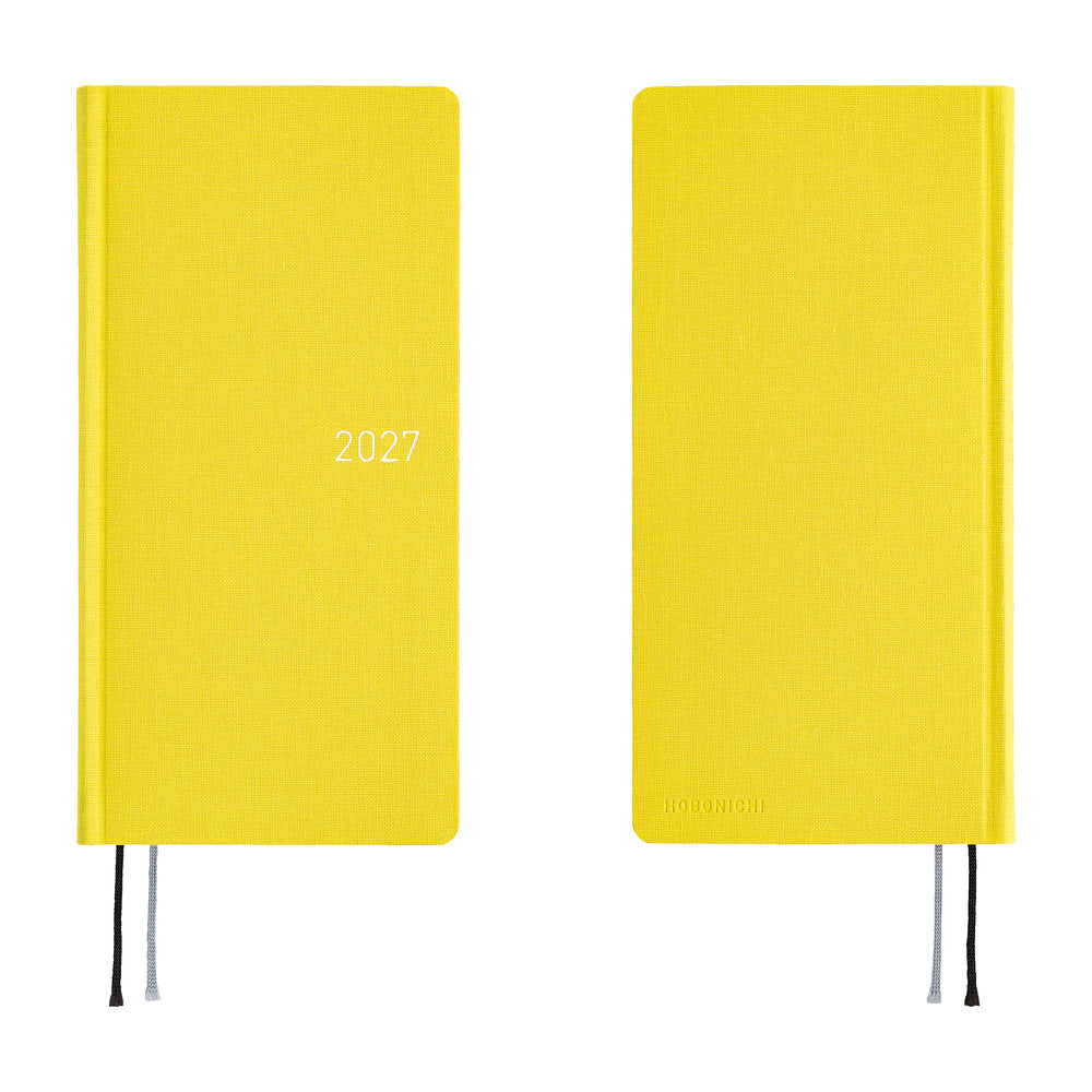 Hobonichi 2027 Techo Weeks Colors: Canaria Yellow