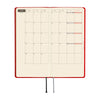 Hobonichi 2027 Techo Weeks Colors: Poppy Red