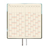 Hobonichi 2027 Techo Weeks Kubota: Meteor Shower in the Light Blue Forest