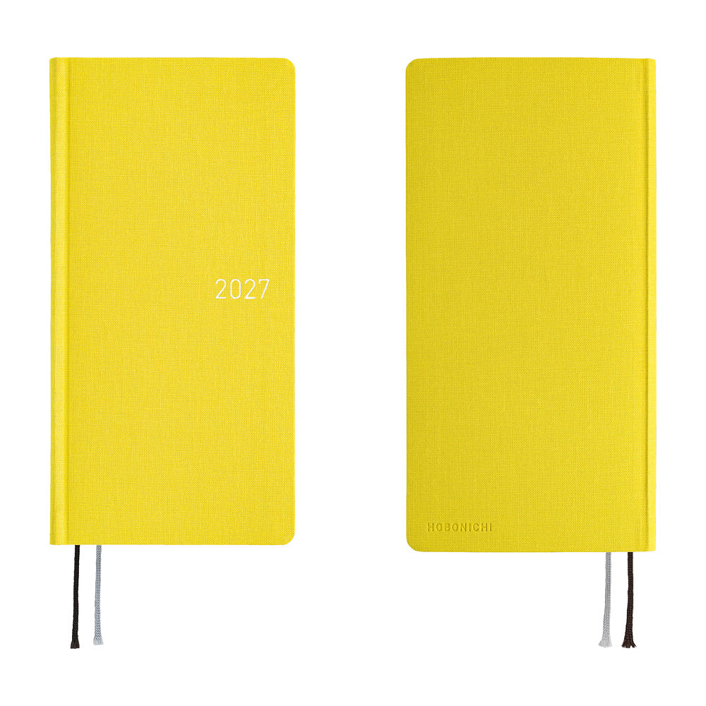 Hobonichi 2027 Techo Weeks Mega Colors: Canaria Yellow