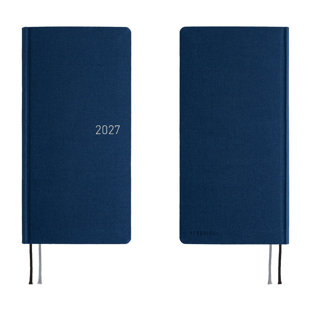 Hobonichi 2027 Techo Weeks Mega Colors: Midnight Blue