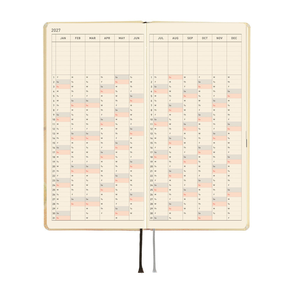 Hobonichi 2027 Techo Weeks Akiko Miyakoshi: Once, in Spring