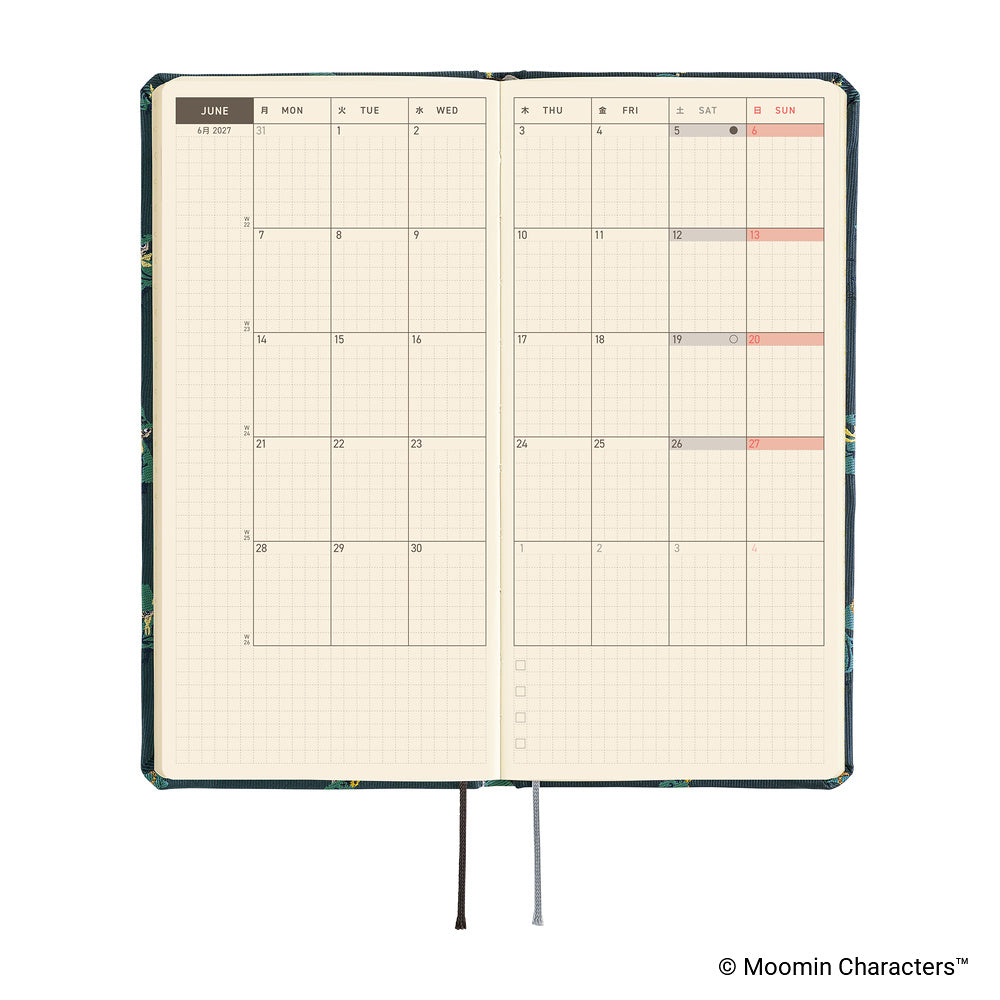 Hobonichi 2027 Techo Weeks Moomin: A Day in the Life of Snufkin
