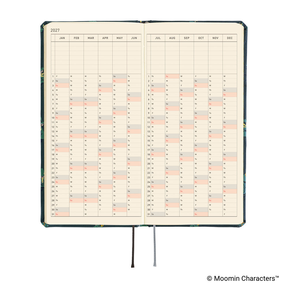 Hobonichi 2027 Techo Weeks Moomin: A Day in the Life of Snufkin
