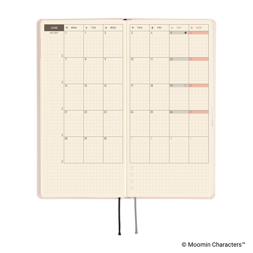 Hobonichi 2027 Techo Weeks Moomin: At the Table