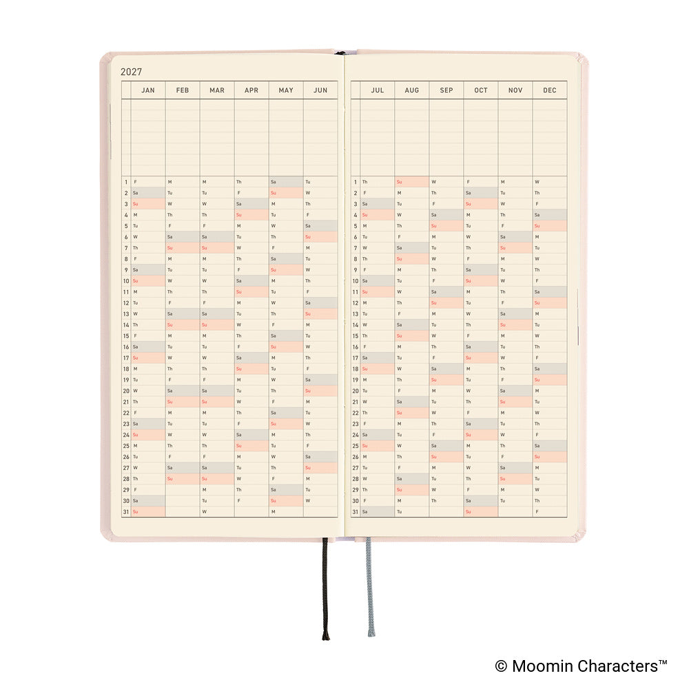 Hobonichi 2027 Techo Weeks Moomin: At the Table