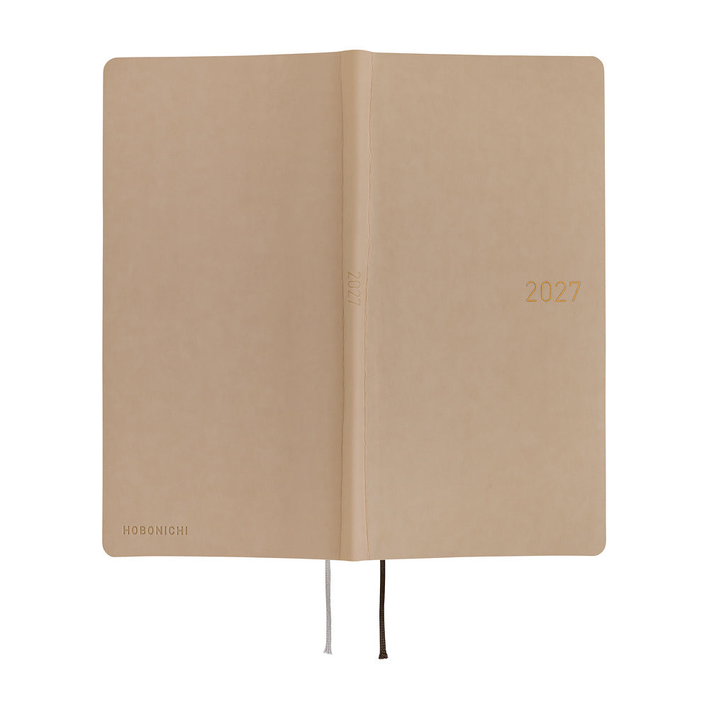 Hobonichi 2027 Techo Weeks Smooth: Cafe au Lait