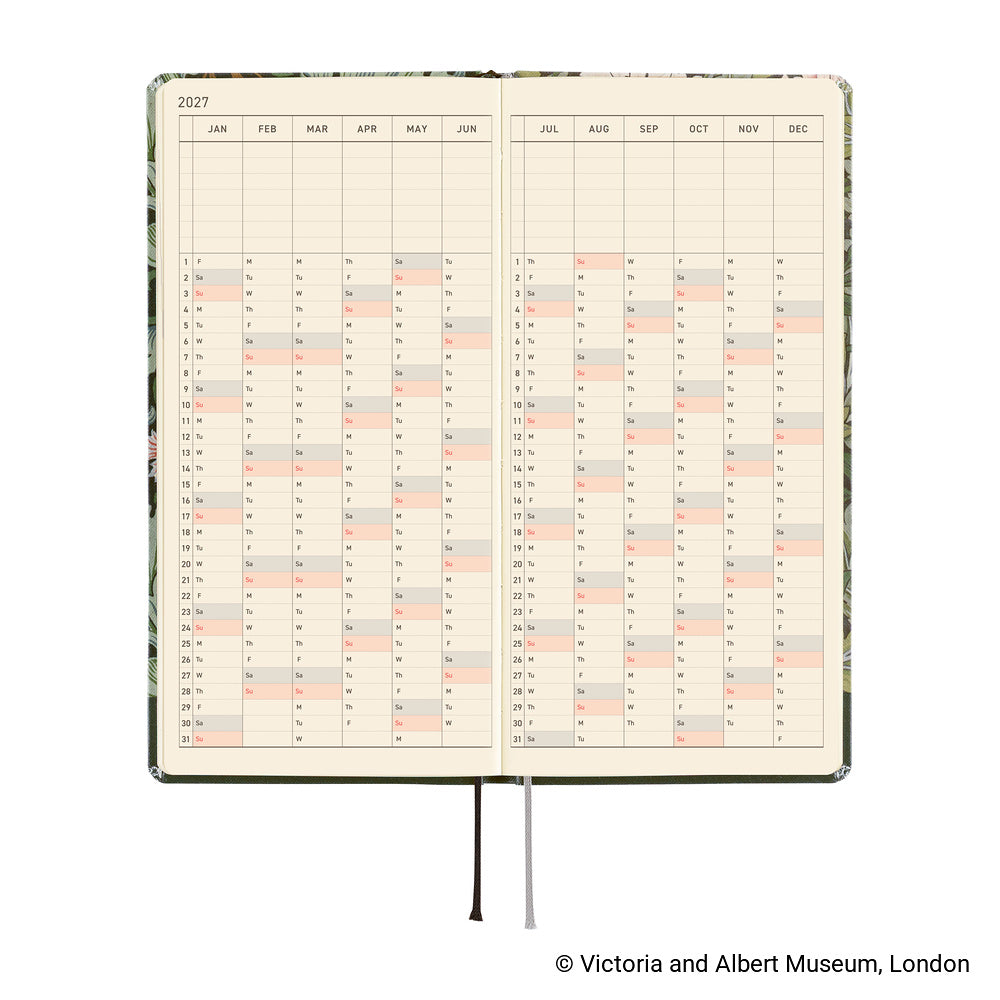 Hobonichi 2027 Techo Weeks V&A: Leicester