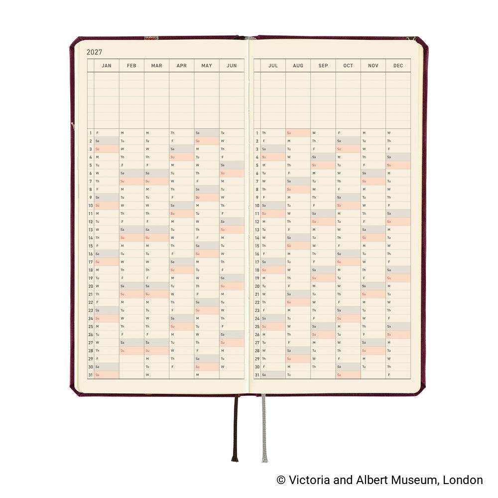 Hobonichi 2027 Techo Weeks Welcome to the V&A