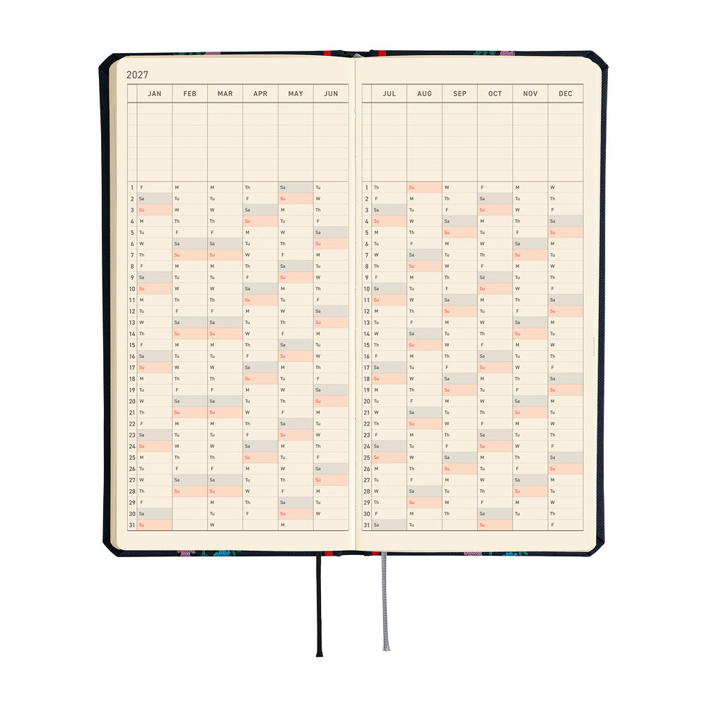 Hobonichi 2027 Techo Weeks Yoshie: Petit Bloom