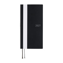 Hobonichi 2027 Techo Weeks White Line Black