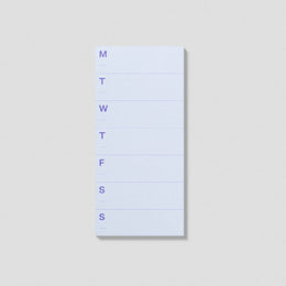Small Weekly Notepad