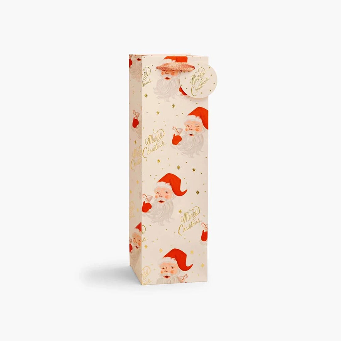Santa Wine Bag