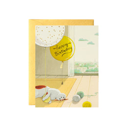 Cat & Yarn Birthday, JooJoo Paper