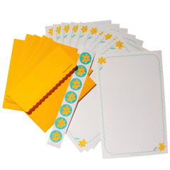 Yellow Flower Letter Set
