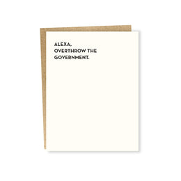 Alexa, Overthrow The Government, Sapling Press