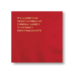 Christmas Anxiety Napkins