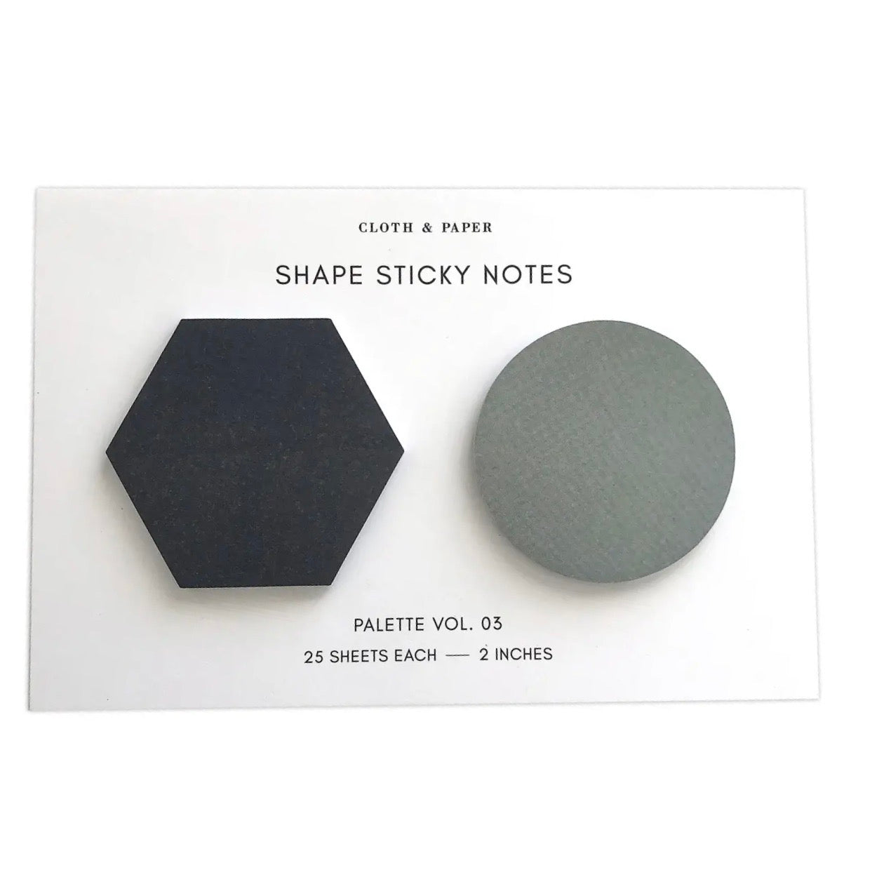 Shape Sticky Notes Set – Penny Post, Alexandria VA