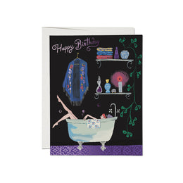 Bathtub Bubbles Birthday, Red Cap Cards