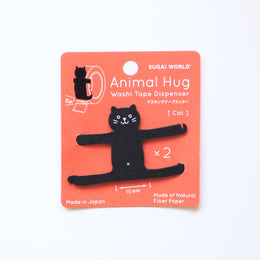 Black Cat Hug Washi Tape Dispenser
