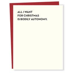 Bodily Autonomy Christmas, Sapling Press