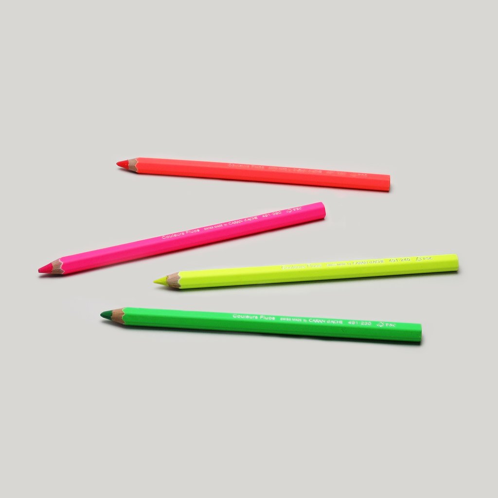 Caran d'Ache Fluo Highlighters - Pens, Fountain Pens, Writing Instruments,  Ink, Stationery, Office Supplies