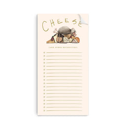 Cheese & Necessities Notepad, Good Juju Ink