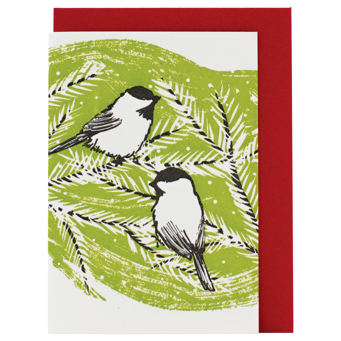 Winter Chickadees Enclosure Cards
