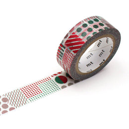 Christmas Color Pattern Washi Tape