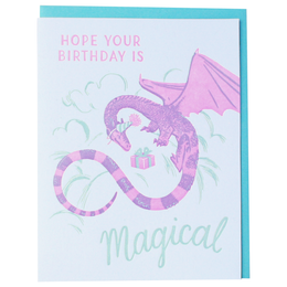 Happy Dragon Birthday, Smudge Ink