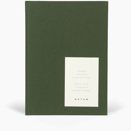 Even Forest Green Notebook, NOTEM