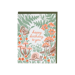 Garden Snail Birthday, Smudge Ink