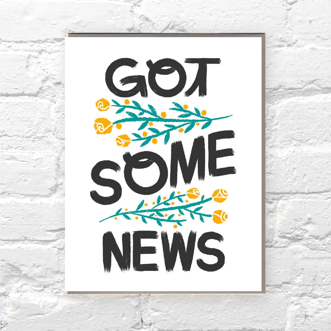 Got Some News, Bench Pressed