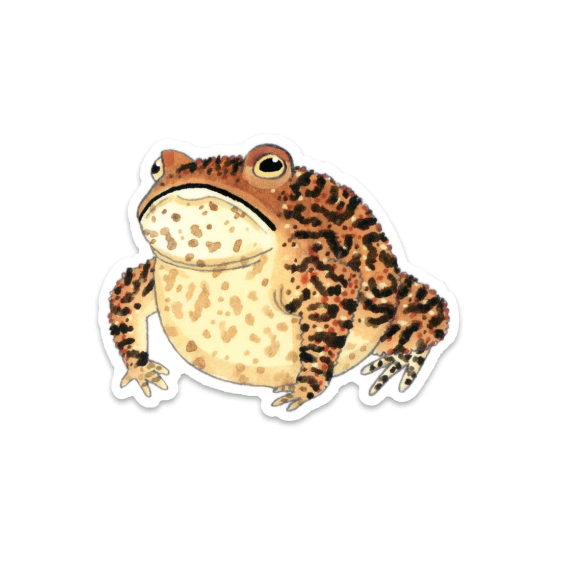 Grouchy Toad Sticker