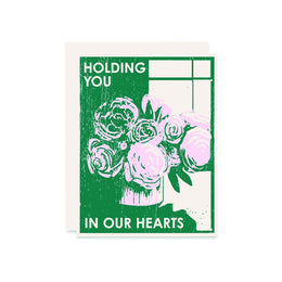 Holding You In Our Hearts Letterpress, Heartell Press