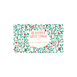 Mistletoe Gratuity Envelopes Set, Mr. Boddington