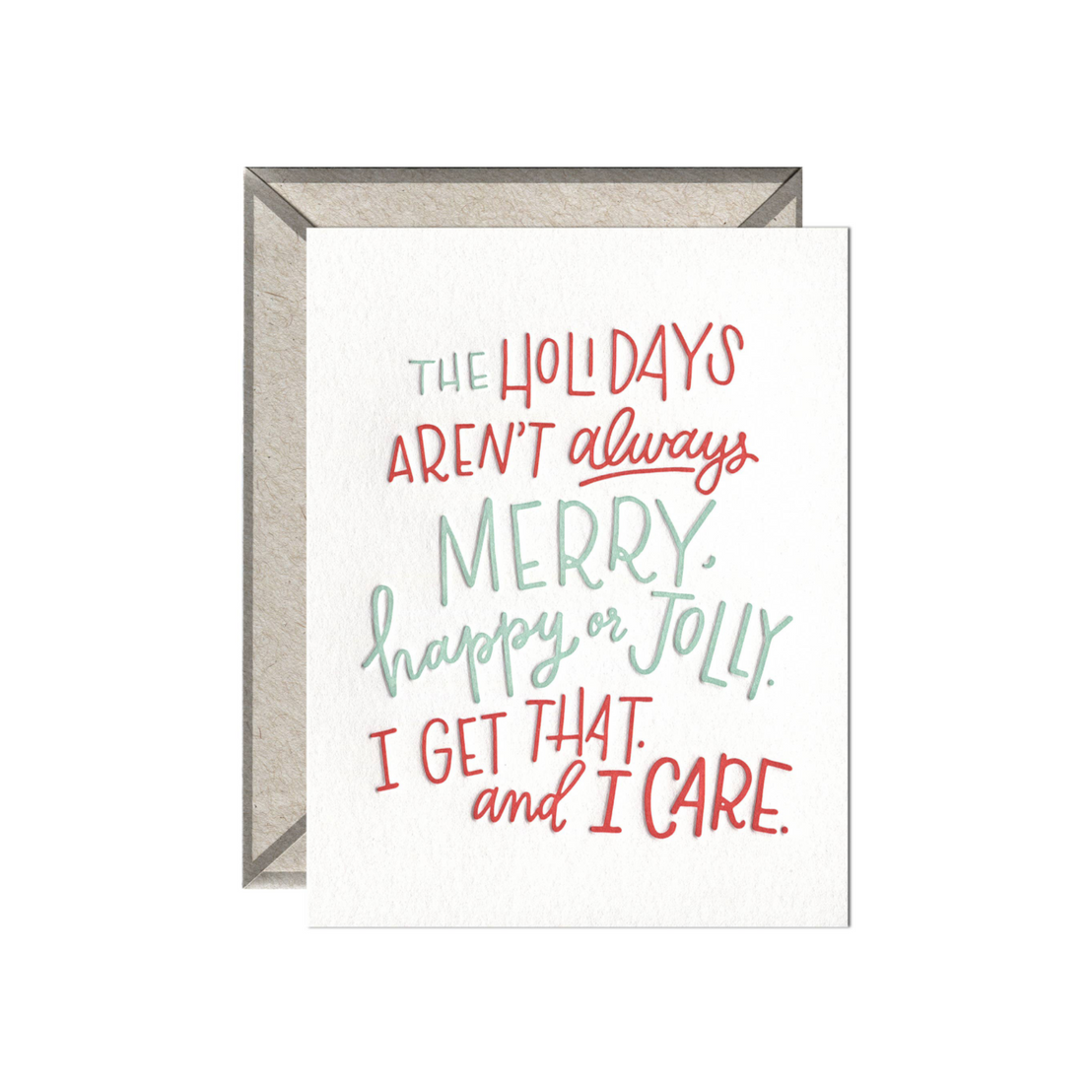 Holidays - I Care, Ink Meets Paper