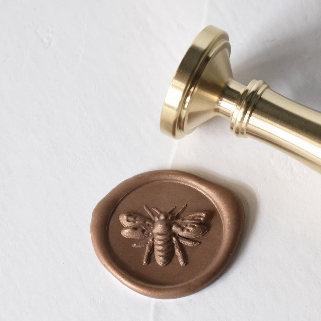 Brass Wax Stamp, Honey Bee